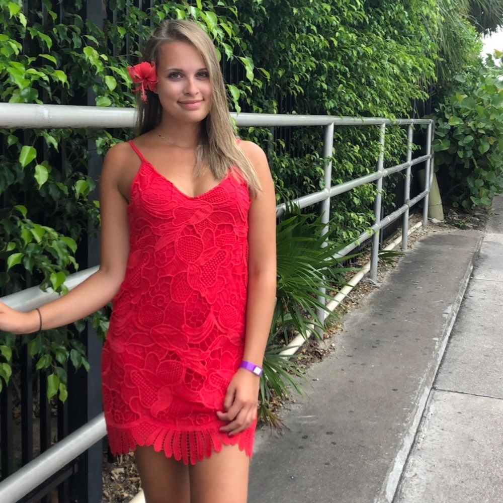 Pink dress
